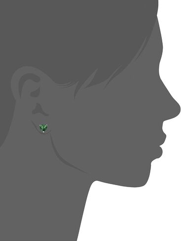 Kooljewelry الفضة الاسترليني ومكعب زركونيا القلب جوهرة الأقراط in Saudi Arabia