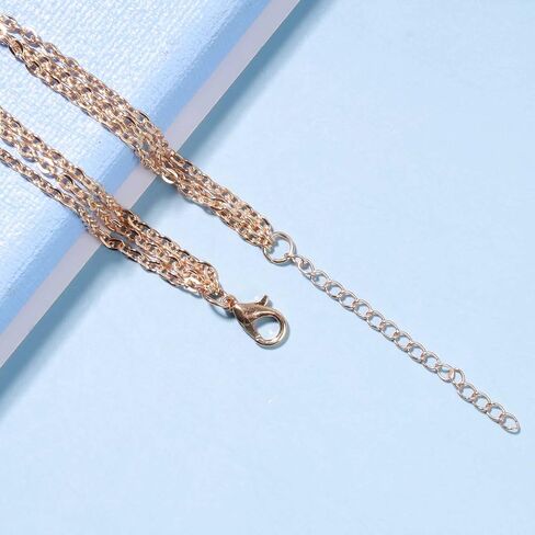 Boho Layered Moon Necklace Choker Gold Rhinestone Star Pendant Necklace CZ Northstar Necklace Chain Vintage Crescent Necklace Jewelry for Women and Girls in Saudi Arabia