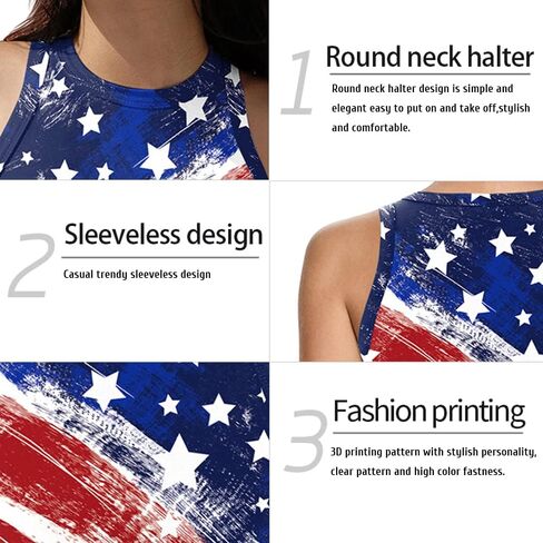 Women's American Flag Crop Top USA Patriotic 4th of July Soft Summer Sleeveless USA Flag Crop Tank Tops for Women in Saudi Arabia