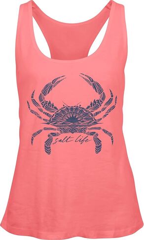 Salt Life Women's Tribal Crab Racerback Tank in Saudi Arabia