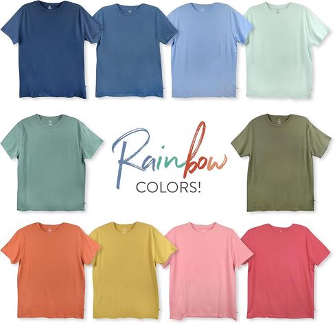 HonestBaby Short Sleeve Boxy T-Shirts Crew Neck Tees Comfy Fit 100% Organic Cotton for Women in Saudi Arabia
