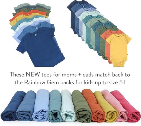 HonestBaby Short Sleeve Boxy T-Shirts Crew Neck Tees Comfy Fit 100% Organic Cotton for Women in Saudi Arabia