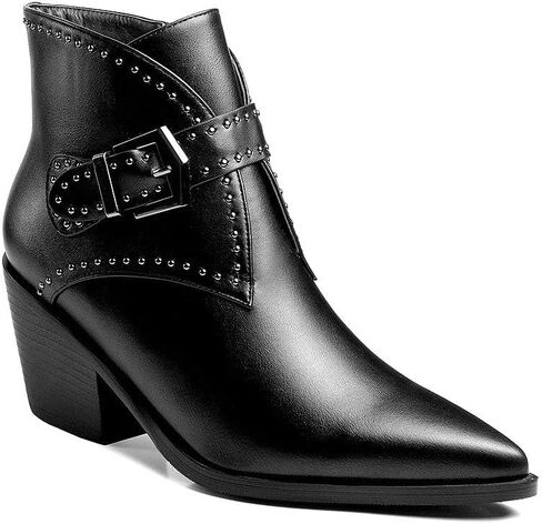 أحذية نسائية للكاحل بكعب متوسط ​​وأحذية متوسطة الساق للنساء بكعب عالٍ على الموضة in Kuwait