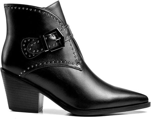 أحذية نسائية للكاحل بكعب متوسط ​​وأحذية متوسطة الساق للنساء بكعب عالٍ على الموضة in Kuwait