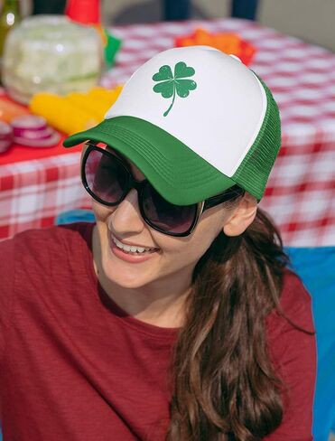 Funny St. Patrick's Day Party Trucker Hat St Patty's Day Mesh Cap in Saudi Arabia