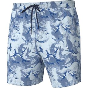 HUK Men's Pursuit Volley Pattern, Quick-Dry Shorts