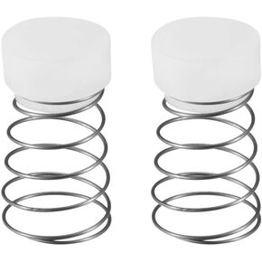 uxcell 2pcs Rubber Metallic Seal Pads Spring 15mm Dia for Air Compressor