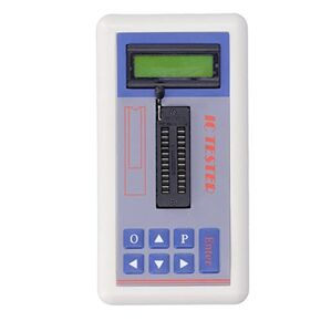 TSH‑06F Integrated Circuit Meter IC Tester Transistor Meter Multifunctional Maintenance Tester with 5V 3.3V AUTO Modes Microelectronics Detector(with Terminal)