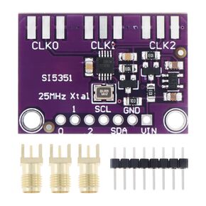 Si5351 I2C IIC 8 كيلو هرتز-160 ميجا هرتز لوحة القطع لمولد الإشارة عالية التردد ، DC3.3-5V وحدة لوحة مولد تردد الموجة المربعة لاردوينو in Kuwait