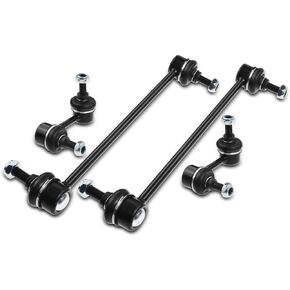 A-Premium Set of 4, Front & Rear Sway Bar Links Kit Stabilizer Bar Links Compatible with Mitsubishi Outlander (Sport & Outlander PHEV), Lancer, Eclipse Cross, Dodge Avenger, Caliber, Chrysler Sebring