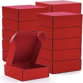 صناديق من الورق المقوى، 15 حزمة من صناديق الشحن 6 × 6 × 2 صناديق بريد قابلة لإعادة التدوير، صندوق من الورق المقوى المموج الملون، صناديق تخزين صغيرة للشحن والبريد وتغليف الهدايا (أزرق ملكي) in Kuwait