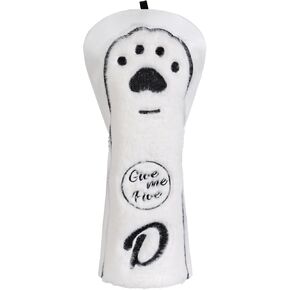 Golf Headcovers Golf Club Head Covers Premium Leather Cat paw Driver Fairway(FW) Wood Hybrid(UT) with Number Tags DR in Saudi Arabia