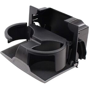 NewYall Gray Rear Seat Center Console Cup Holder