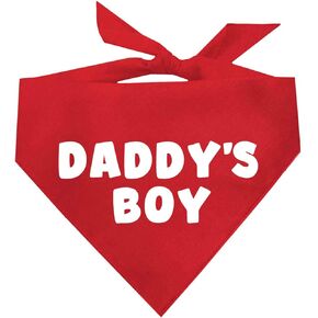 Daddy's Boy Father's Day Dog Bandana (Camo, OS 943)
