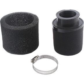 Universal 38mm 39mm 40mm Black Double Foam Pod Performance Filter Cleaner for 50cc - 90cc 110cc 125cc Motorcycle ATV Quad Scooter Go Kart Moped Pit Dirt Racing Super Bike