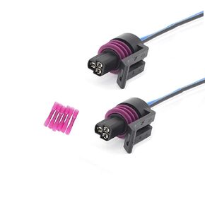 3 Way 12110192 12065287 12078090 for Replaces GM Oil Pressure Sensor Connector Pigtail LS1 LS6 LS4 LSX V8 Sender Sending Unit Harness Cable Plug(2Pcs)
