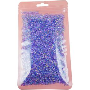 Transparent Rose AB Jelly Rhinestones 4 mm,10000 pcs Loose Resin Rhinestone ss16 Bling Diamond Cut Stone for Tumblers, Shoes, Pen, Nail Art, DIY Projects