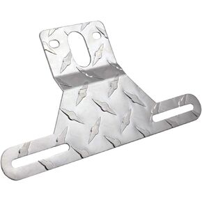 Aluminum Trailer License Plate Light Bracket License Plate Bracket for Mounting Bracket Trailers Trucks Cars (1 Packs)