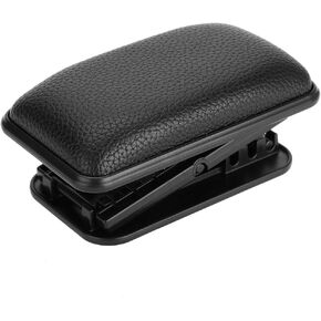 Universal Car Armrest Support, Adjustable Car Arm Rest Left Hand Armrest Pad Anti Fatigue Elbow Support Bracket Cushion (Black)