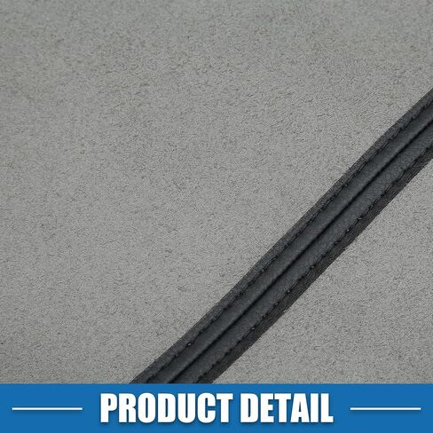 غطاء مسند الذراع للوحة الباب الأمامي للسيارة زخارف الأبواب الداخلية لسيارة Hyundai Santa Fe 2006-2012 أسود 1 زوج in Kuwait