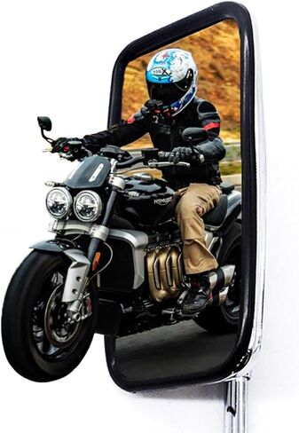 مرايا الرؤية الخلفية للدراجات النارية من الكروم مع 10 ملم لدراجات Harley Honda Shadow Scooter E-Bike الترابية الدراجة Honda VT1100 VF750 Magna 750 in Kuwait