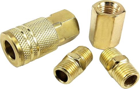 ملحقات ضاغط الهواء من النوع الصناعي 17 قطعة، مجموعة النفخ، مع مسدس النفخ، ظرف الهواء، إبر النفخ D-17 in Kuwait