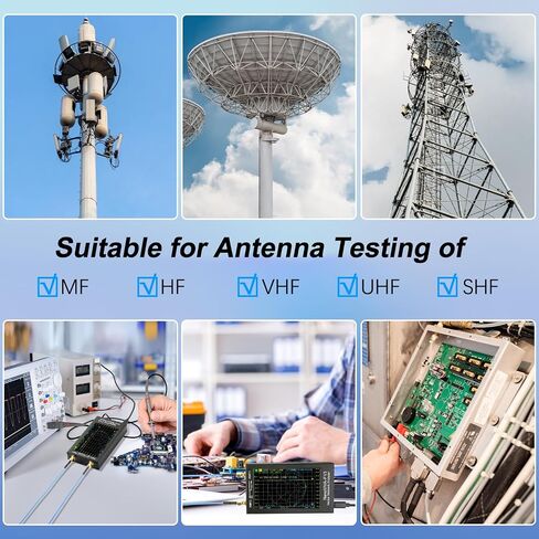 NanoVNA-F V3 1 ميجا هرتز - 6 جيجا هرتز محلل شبكة المتجهات، 4.3 بوصة HF VHF UHF SHF محلل هوائي بطارية مدمجة 4500 مللي أمبير في الساعة، قياس معلمة S، الجهد SWR، المرحلة، التأخير، مخطط سميث، RTC في الوقت الحقيقي، 801 نقطة مسح in Saudi Arabia