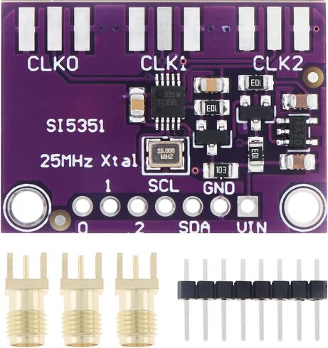 Si5351 I2C IIC 8 كيلو هرتز-160 ميجا هرتز لوحة القطع لمولد الإشارة عالية التردد ، DC3.3-5V وحدة لوحة مولد تردد الموجة المربعة لاردوينو in Saudi Arabia