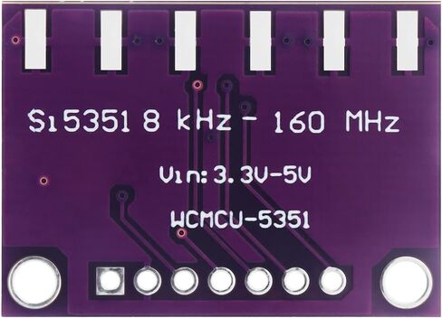 Si5351 I2C IIC 8 كيلو هرتز-160 ميجا هرتز لوحة القطع لمولد الإشارة عالية التردد ، DC3.3-5V وحدة لوحة مولد تردد الموجة المربعة لاردوينو in Saudi Arabia