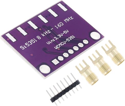 Si5351 I2C IIC 8 كيلو هرتز-160 ميجا هرتز لوحة القطع لمولد الإشارة عالية التردد ، DC3.3-5V وحدة لوحة مولد تردد الموجة المربعة لاردوينو in Saudi Arabia