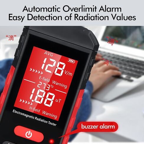 مقياس EMF، كاشف إشعاع المجال الكهرومغناطيسي الرقمي القابل لإعادة الشحن، عمل عالي الدقة للمنزل والمكتب والخارج والصناعية وصيد الأشباح in Kuwait