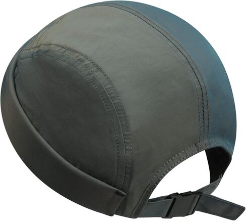 Croogo Waterproof Brimless Hat Quick Dry Docker Hats Casual 5 Panel Caps for Men Retro Worker Hat Rolled Cuff Harbour Hat in Kuwait