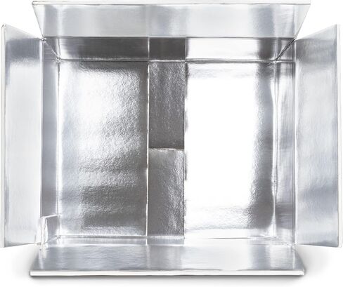 Nice Packs-Insulated Shipping Box-Reusable Cooler Box with Insulation for Frozen Food- Aluminum Moving Box-Frozen Food Cold Box-Dry Cooler Boxes in Saudi Arabia