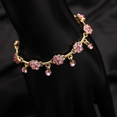 Austrian Crystal Brides Bridesmaid Rhinestone Choker Necklace Earring Bracelet Bridal Wedding Jewelry Set for Women in Saudi Arabia