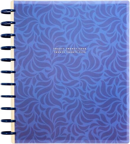 Happy Planner Disc-Bound 12-Month Planner, July 2024–June 2025 Daily, Weekly, and Monthly Planner, Big Size, Vertical Layout, Exotic Borders, 72 Pages, 12 Dividers, 2 Sticker Sheets, 8.5" x 11" in Saudi Arabia