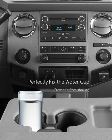 Left Side Cup Holder Insert Replace BC3Z-2813562-DA Compatible with Ford Super Duty 2011-2019, 1 Pack in Saudi Arabia