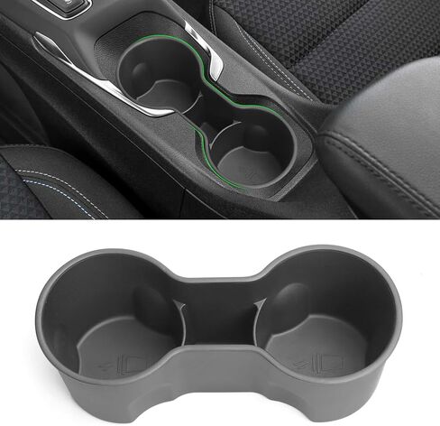 Yumzeco متوافق مع 2022 2023 Chevy Bolt EV EUV حامل الأكواب، 2022 2023 شيفروليه بولت مركز وحدة التحكم حامل الأكواب، حاملات الأكواب لملحقات الترباس 2022 2023 (مادة TPE) in Kuwait