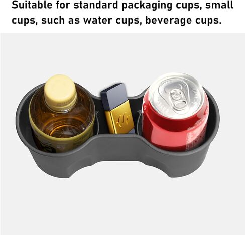 Yumzeco متوافق مع 2022 2023 Chevy Bolt EV EUV حامل الأكواب، 2022 2023 شيفروليه بولت مركز وحدة التحكم حامل الأكواب، حاملات الأكواب لملحقات الترباس 2022 2023 (مادة TPE) in Kuwait