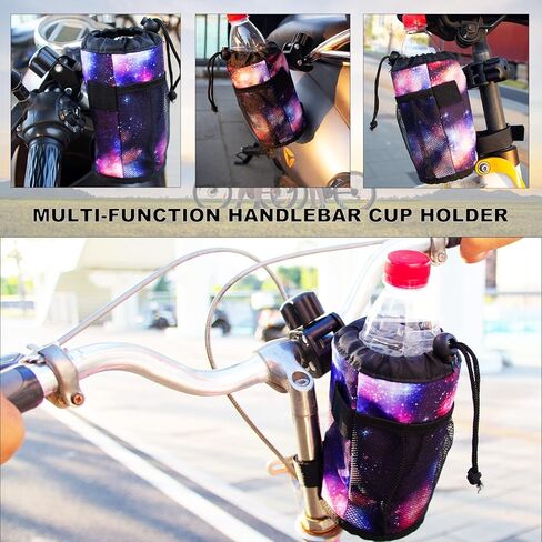 ترقية حامل كأس دراجة نارية حامل مشروبات الكاياك حامل زجاجة ماء الدراجة المقود كروزر سكوتر حامل الكأس لا المسمار معزول ل ATV، قارب، جزازة العشب، جرار، عربة الغولف، كرسي متحرك، عربة الأطفال in Kuwait