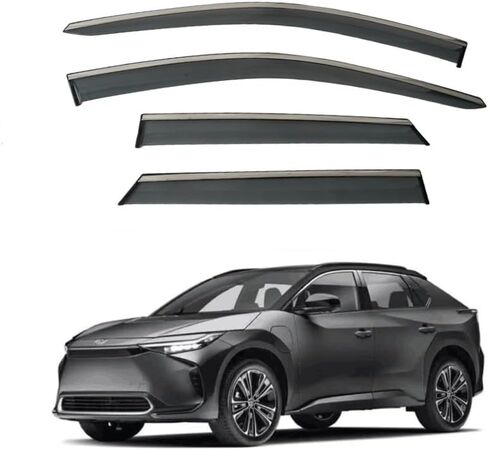 Vesul المطر الحرس نافذة قناع متوافق مع 2023 2024 تويوتا bz4x سوبارو سولتيرا 3-351TY004 نافذة الرياح منحرف درع غطاء قناع خارج نوع جبل in Kuwait