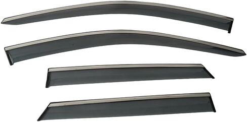 Vesul المطر الحرس نافذة قناع متوافق مع 2023 2024 تويوتا bz4x سوبارو سولتيرا 3-351TY004 نافذة الرياح منحرف درع غطاء قناع خارج نوع جبل in Kuwait