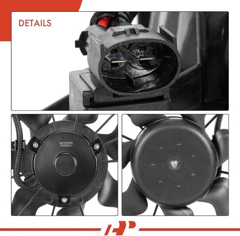 A-Premium Engine Radiator Cooling Fan Assembly Compatible with Select Kia Models - Sorento 2016 2017 2018 2019 2020, 2.4L 3.3L in Saudi Arabia