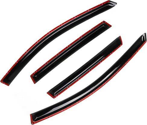 واقيات منحرفة للنافذة الجانبية ملونة جديدة مصممة لسيارة Honda CRV 2023 2024 EX EX-L Sport Hybrid Sport Touring Windows Visor Shield Shade Shade Smoke in Saudi Arabia