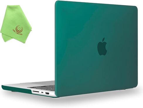 UESWILL متوافق مع غطاء حافظة MacBook Pro 16 بوصة 2021-2023 طراز A2485 A2780 A2991، مع شريحة M1 M2 M3 Pro/Max ومعرف اللمس، حافظة صلبة غير لامعة ناعمة + قماش من الألياف الدقيقة، أسود in Kuwait