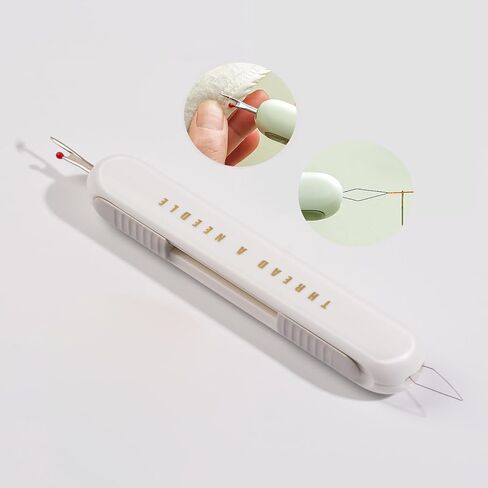 2 in 1 Needle Seam Ripper, Green Seam Rippers for Sewing, Stitch Remover Tool for Cross Stitch Craft Knitting Sewing Supplies. in Saudi Arabia