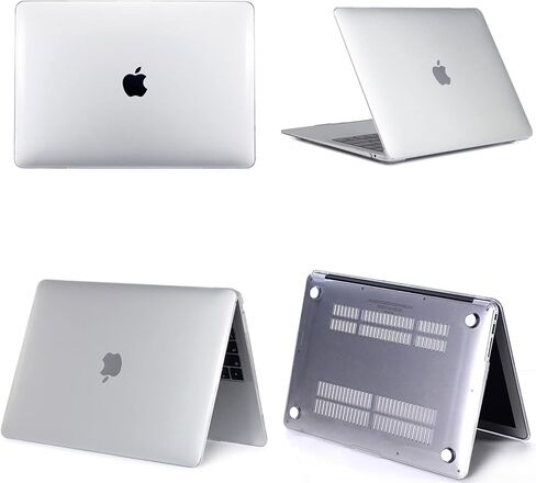 T Tersely Clear Case for MacBook Air 15-inch 2024 2023(M3/M2 chip, Model A3114/A2941),with 15.3-inch Liquid Retina Display,Protective Plastic Hard Clear Case + Keyboard Cover - Transparent in Saudi Arabia