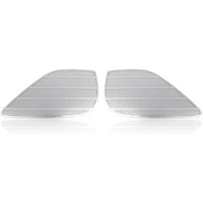 2pcs الفولاذ المقاوم للصدأ الفولاذ المقاوم للصدأ غطاء الصوت الخلفي غطاء مكبر صوت لهيونداي باليساد 2019-2023 إكسسوارات صب السيارات in Saudi Arabia