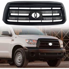 تجميع مصبحة المصد العلوي الأمامي متوافق مع 2010-2013 Toyota Tundra قشرة أسود وإدراج (أسود) in Kuwait