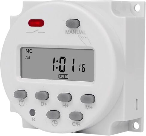 220V 110V 24V 12V CN101A توقيت توقيت الطاقة الرقمي قابل للبرمجة مرحل 16A CN101 (AC220V) in Saudi Arabia