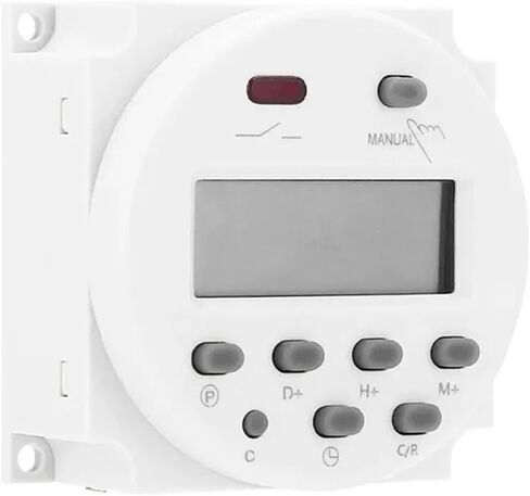 220V 110V 24V 12V CN101A توقيت توقيت الطاقة الرقمي قابل للبرمجة مرحل 16A CN101 (AC220V) in Saudi Arabia